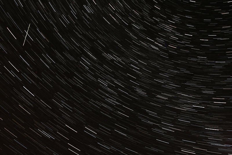 2010-08-13 - Perseid with Startrails