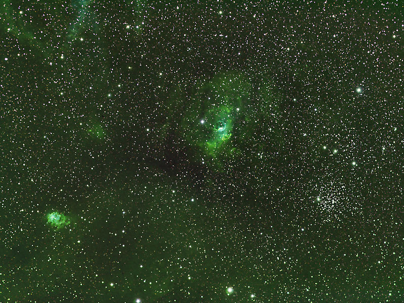 2010-09-01 - Bubble Nebula, Messier 52 and NGC7538