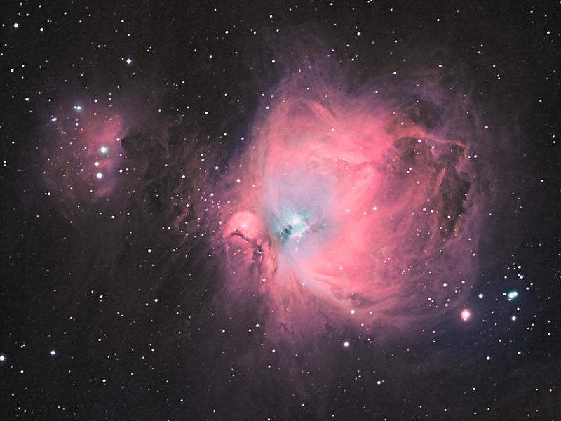 2010-12-24 - Great Orion Nebula and Running Man Nebula