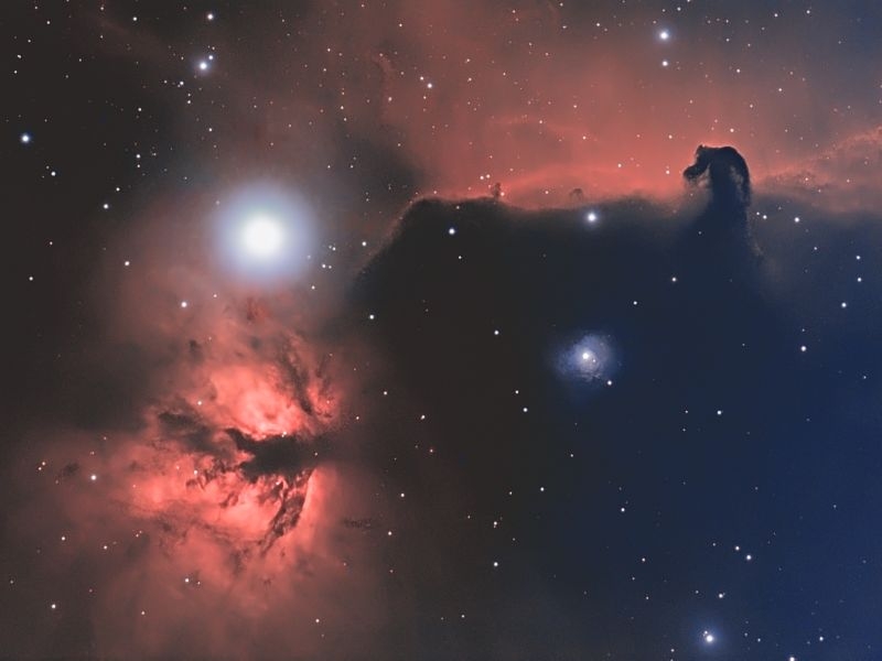 2010-01-30 - Flame and Horsehead Nebula