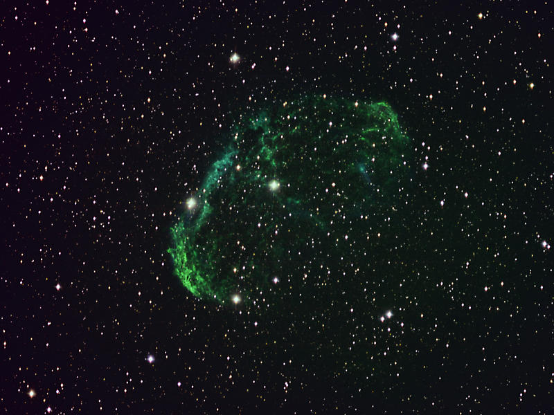 2010-08-04 Crescent Nebula in HST Palette