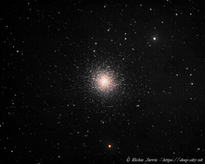 April 2015 –  Great Globular ClusterMessier 13 in the Constellation of Hercules