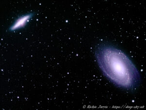 February 2019 – Bodes & Cigar GalaxyMessier 81 - Bodes Galaxy (Bottom-Right) & Messier 82 - Cigar Galaxy (Top-Left)