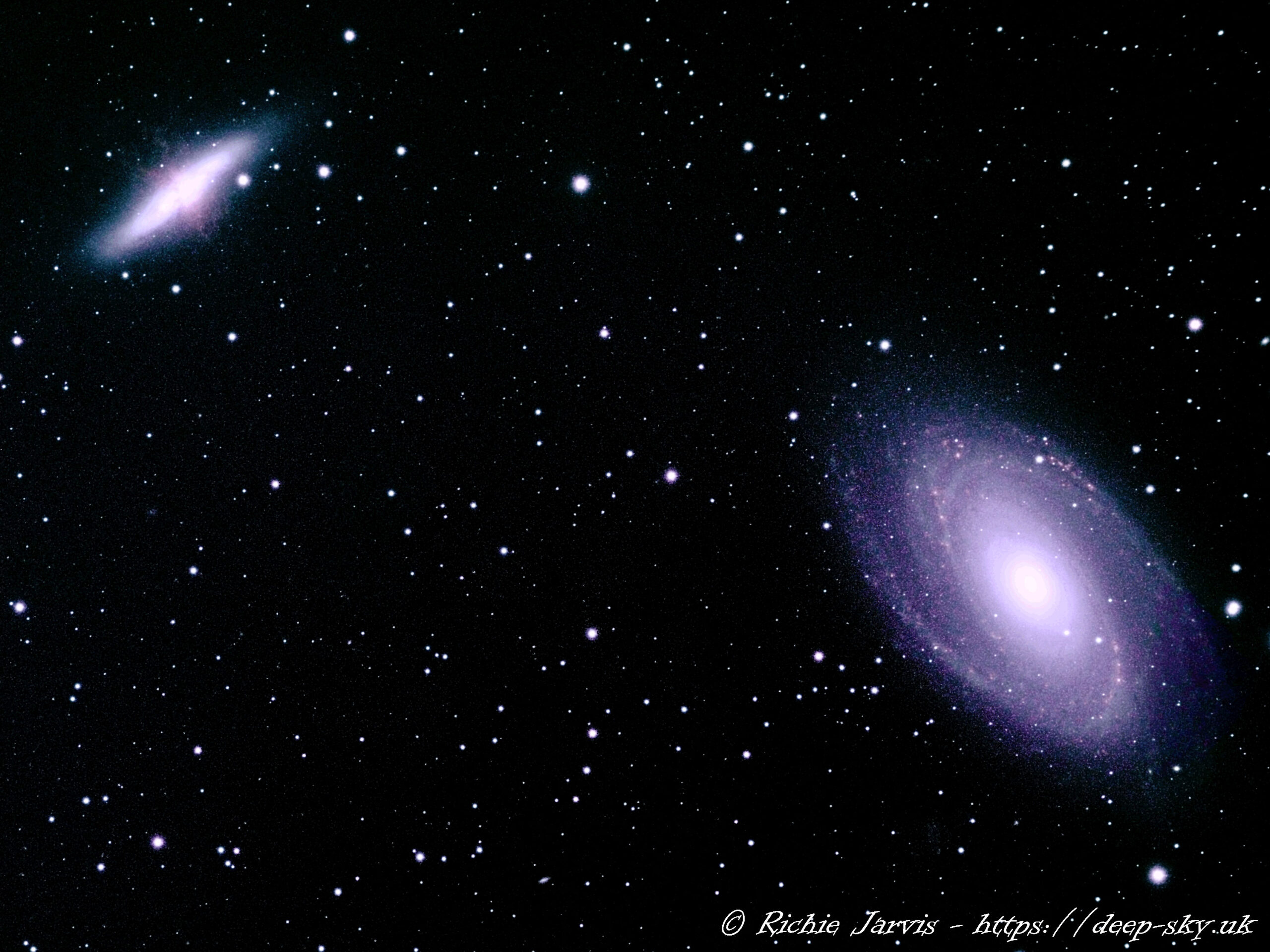 Bodes Galaxy & Cigar GalaxyMessier 81 & Messier 82