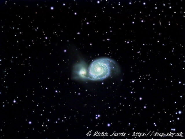 October 2010 – The Whirlpool GalaxyMessier 51 to Canes Venatici